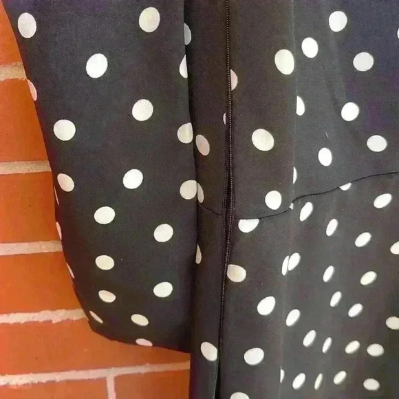 Vintage Black and white polka dot bespoke Geoffrey Beene size 6/8 - Picture 5 of 8